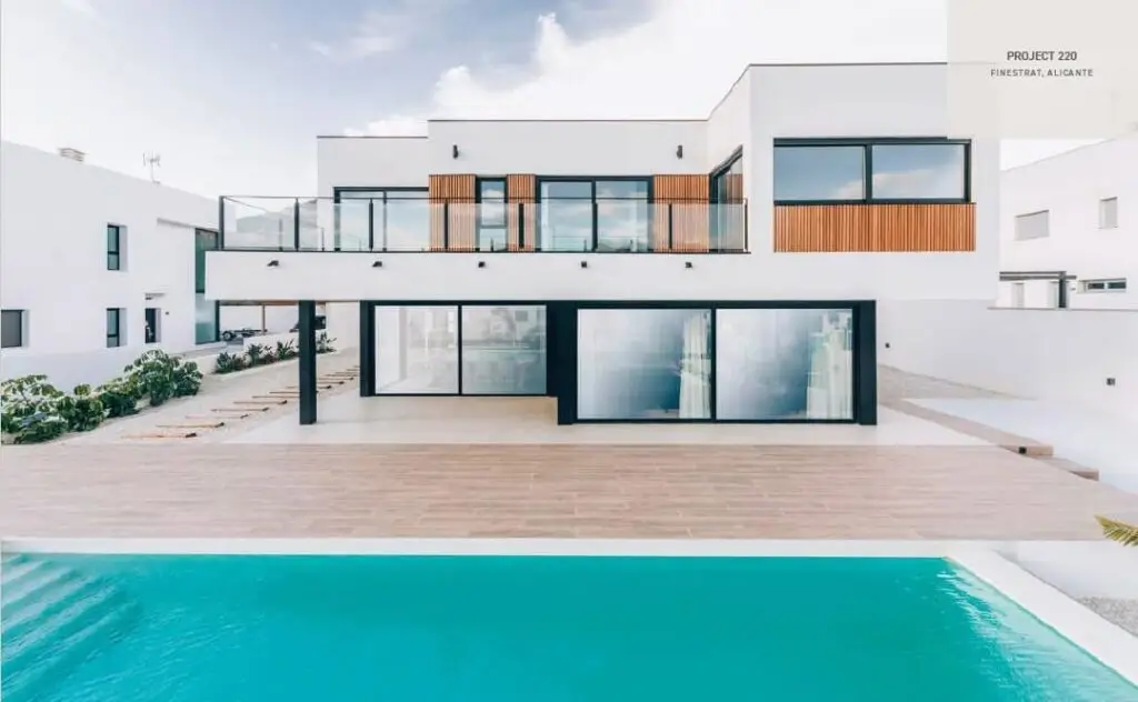 casas con estructuras de madera