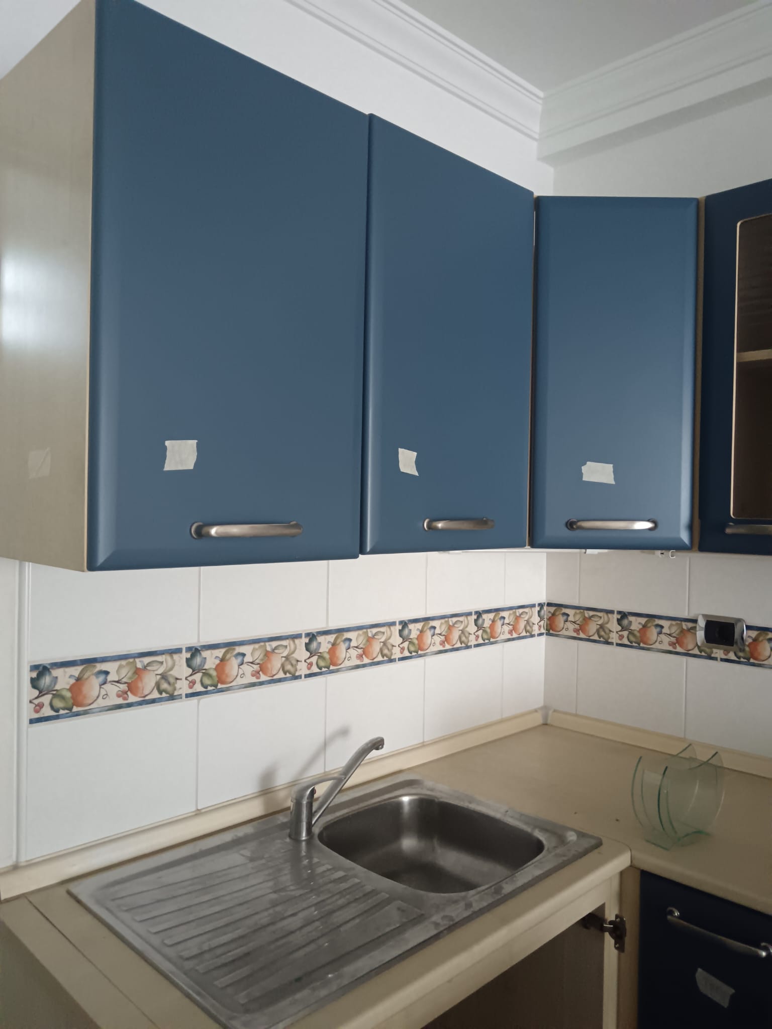 Instalación muebles de cocina azules Las Palmas Habilink